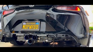 LFA Exhaust on LC500 Sounds INSANE [upl. by Assenar]