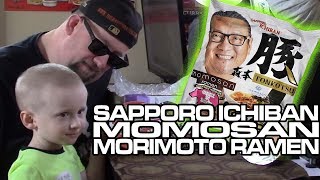 Sapporo Ichibans New Momosan Iron Chef Morimoto Ramen  Unboxing Time [upl. by Reamy886]