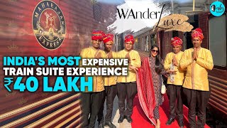 Indias Most Expensive Train Suite Experience ₹40 Lakhs For A Couple WanderLuxe Ep 13  Curly Tales [upl. by Nancey]