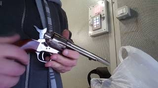 Shooting at the range with Uberti Cattleman 357 Magnum  38 Special [upl. by Esilahs144]