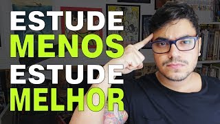 5 Dicas Para Estudar Menos e Melhor [upl. by Cutcliffe]