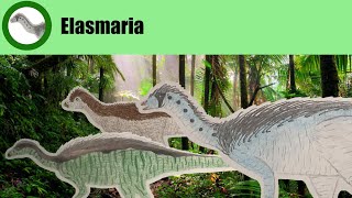 Prehistoric World Size Comparisons  Dinosaurs  Elasmaria [upl. by Hentrich]