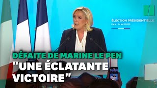 Le discours de Marine Le Pen du 24 avril en intégralité [upl. by Adnoval144]