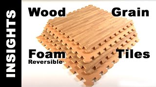 Foam Tiles Wood Grain Reversible  Interlocking Foam Floors  Greatmats [upl. by Lanny]