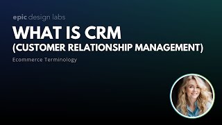 What is CRM in Ecommerce [upl. by Amaris]