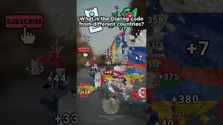 What is the Dialing code from different countriescapcuteuropeidkoriginalgeographymapping [upl. by Inaffets]