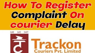 How To Register Complain on Courier Delay [upl. by Chappie763]