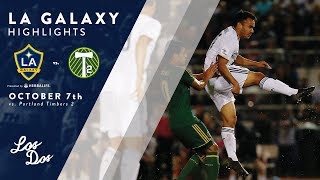 HIGHLIGHTS LA Galaxy II vs Portland Timbers 2  October 10 2017 [upl. by Najar573]