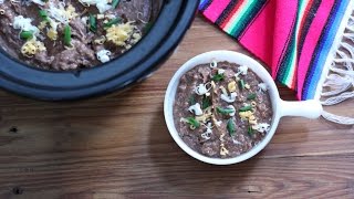 How to Make Slow Cooker Refried Beans [upl. by Enehpets]