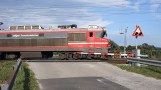 Železniški prehod Bohova SLO  282024  Railroad crossing  Železniční přejezd [upl. by Kabab]