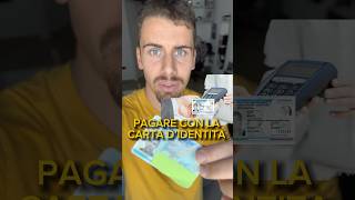 Pagamento con la carta d’identità elettronica 💳🪪 cie spid pos governo italia tech [upl. by Ailel800]