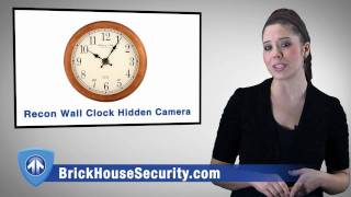 MotionActivated Hidden Camera Wall Clock Is Completely Covert with Automatically Day to Nightvision [upl. by Meador]