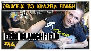 Crucifix to Kimura Finish with Erin Blanchfield [upl. by Ait243]