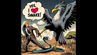 Secretary bird vs snake A battle for survival in the wild [upl. by Graehl]