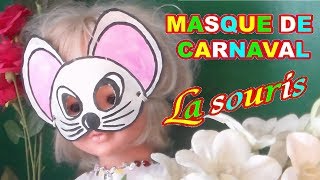 Masque de souris  Fabrication masque d’animaux pour Carnaval [upl. by Begga]