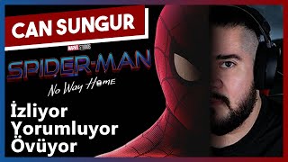 Can Sungur  Spiderman No Way Home Trailer İzliyor Yorumluyor ve Övüyor [upl. by Tatia122]