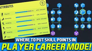 WHERE TO PUT SKILL POINTS IN FIFA 22 MY PLAYER CAREER MODE STRIKER [upl. by Lambrecht]