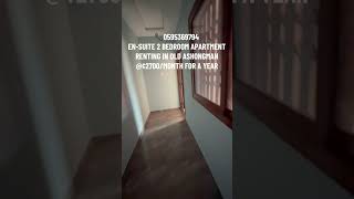 ENSUITE 2 BEDROOM APARTMENT RENTING IN OLD ASHONGMAN ¢2700  DOLLAR DREAM ESTATES [upl. by Nassah449]