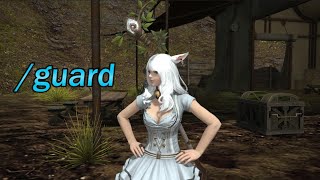 FFXIV Guard Emote  535 [upl. by Eppillihp]