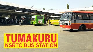 KSRTC Bus Station TUMAKURU Karnataka [upl. by Sitnerp335]