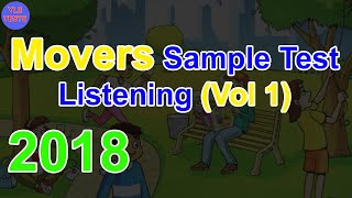 2018 Movers Listening Sample Test With Answers Vol 1  Young Learners Tests [upl. by Ilujna]