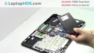 Hard Drive Replacement HP PAVILION 15AU123CA Fix Install Repair HDD 15AB 15BJ 15AW M6AQ000 [upl. by Yesnik]