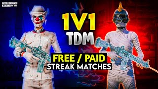 BGMI 1V1 TDM STREAK ROOM  UNLIMITED CUSTOM ROOM  BGMI LIVE  FLIXER OP tdmroom tdm1v1roomlive [upl. by Acirretahs114]