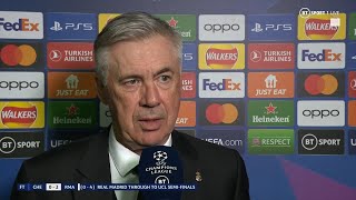 quotWeve got another difficult 180 minutes aheadquot Ancelotti taking nothing for granted at Madrid [upl. by Ashton]