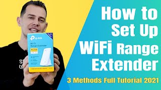 How to Setup WiFi Extender 3 Methods  Tutorial 2021 [upl. by Novla]