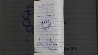 Bohrs Model of Hydrogen Atom  12 class physics  Full Derivation of 3 pages physics  shorts [upl. by Brecher592]