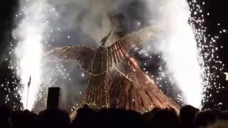 Glastonbury 2016  Opening Ceremony  Fireworks  Bonfire [upl. by Ayin]