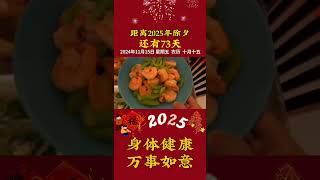 2025除夕夜倒计时 抖音歌曲 翻唱 过年美食 [upl. by Adam]