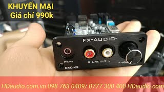 Khui hộp DAC X3 24bit GIÁ 990k nghe nhạc Lossless [upl. by Assyl]