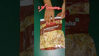 Unboxing Bikano Badam Lachha Namkeen bikano bikanonamkeen badamlachha namkeen unboxingvideo [upl. by Irol]