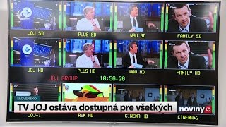 Televízne vysielanie cez anténu nekončí TV JOJ bude naďalej zadarmo [upl. by Vasya]