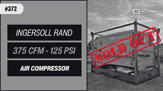 INGERSOLL RAND XP375  aircompressormachine usa [upl. by Maighdlin800]