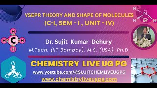 VSEPR THEORY AND SHAPE OF MOLECULES [upl. by Lanae]