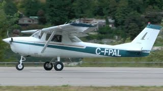 Cessna 150 Approach and Landing [upl. by Septima]