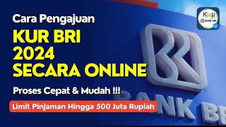 Cara Mengajukan KUR BRI 2024 Secara ONLINE‼️ Daftar Bisa Dari Rumah Proses Cepat amp Mudah [upl. by Adnalohs]