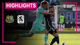 1 FC Saarbrücken  TSV 1860 München  Highlights 3 Liga  MAGENTA SPORT [upl. by Oinota]