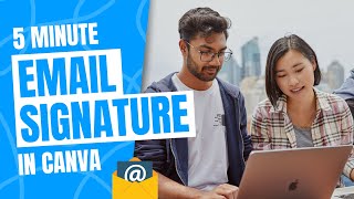 Create clickable Email Signatures with Canva  Tip Talk 18 [upl. by Cheston]