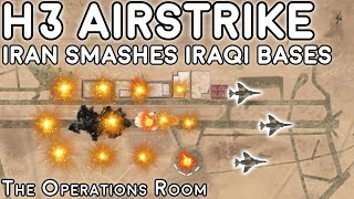 The H3 Airstrike  Iran Smashes up Iraqi Air Bases 1981 [upl. by Bellda]