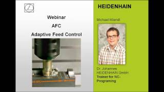 HEIDENHAIN  Adaptive Feed Control AFC [upl. by Aicinet]