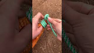 Aunt Hu teaches practical knots for tent cloth corner knots knots practical tips [upl. by Kerns]