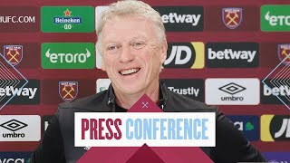 quotI Take Great Pride In These Playersquot  David Moyes Press Conference  West Ham v Aston Villa [upl. by Bunch]