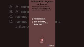 Differentiële diagnose Cardiologie 1 dokter geneeskunde [upl. by Tindall]