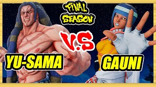 SFV CE 🔥 Yusama Necalli vs Gauni Menat 🔥 Ranked Set 🔥 Street Fighter 5 [upl. by Fausta224]