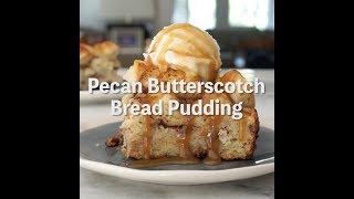 Pecan Butterscotch Bread Pudding From The STAUB Cookbook [upl. by Akierdna312]