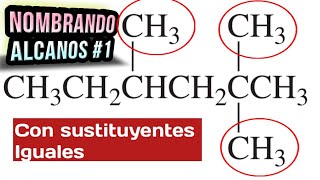 Nomenclatura Orgánica Alcanos [upl. by Orit341]
