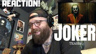 JOKER 2019 TEASER TRAILER REACTION TODD PHILLIPS  JOAQUIN PHOENIX [upl. by Korney]